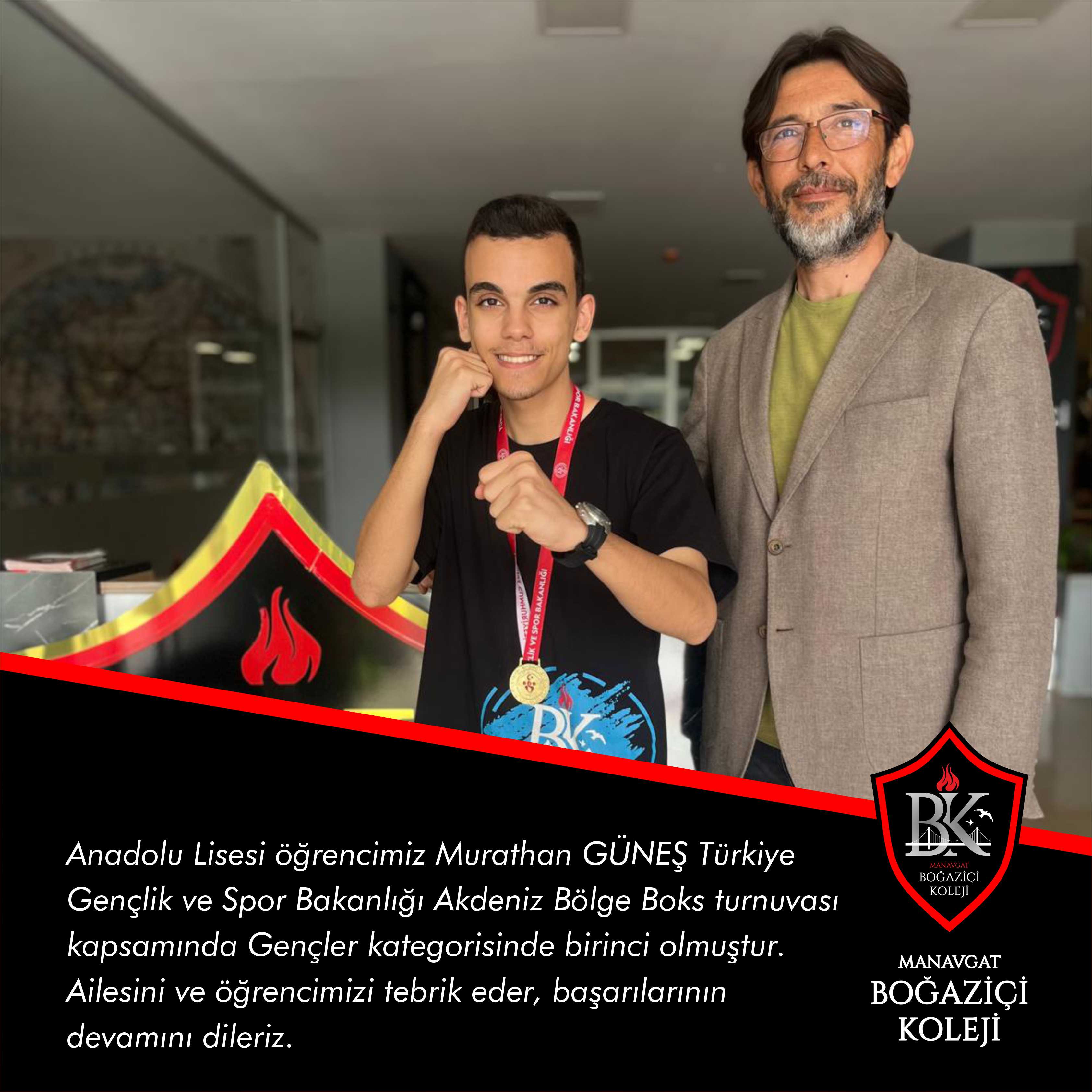 Güneş'ten Boks Turnuvası Şampiyonluğu!